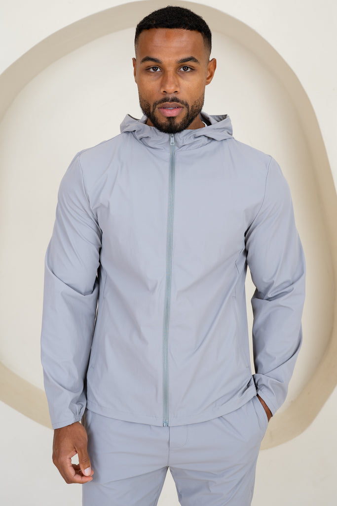 Veste coupe-vent technique haut de gamme - Gris