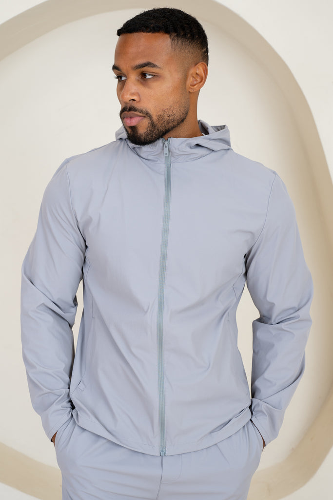 Veste coupe-vent technique haut de gamme - Gris
