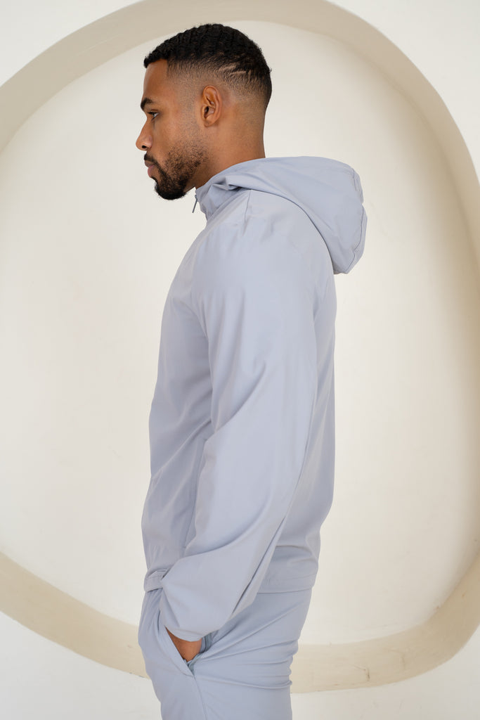 Veste coupe-vent technique haut de gamme - Gris
