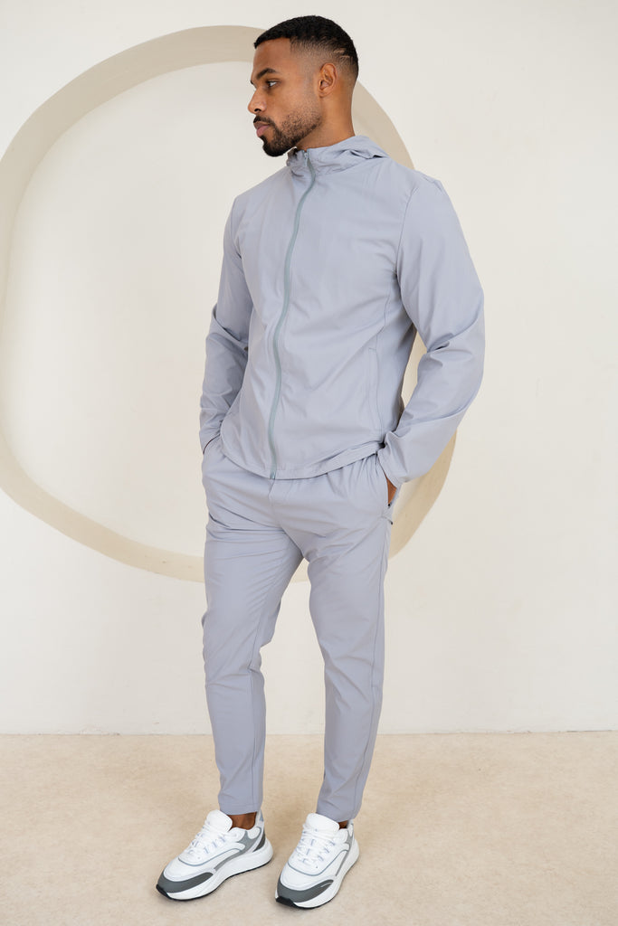 Veste coupe-vent technique haut de gamme - Gris