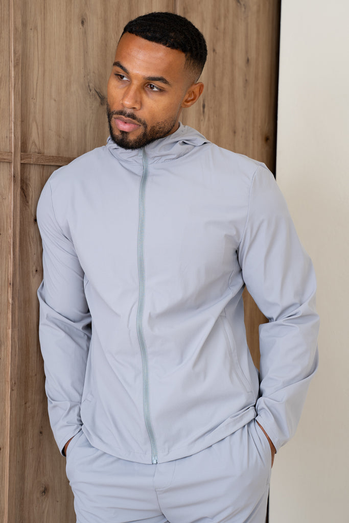Veste coupe-vent technique haut de gamme - Gris