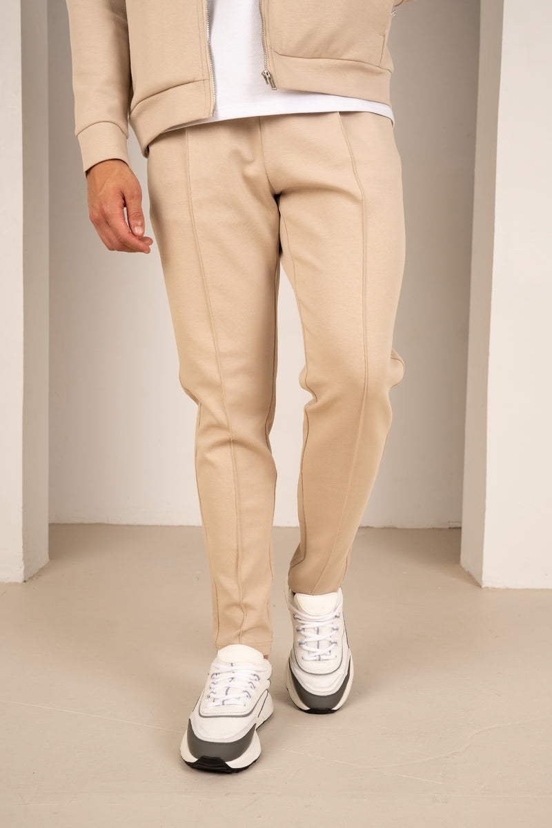 Soft Scuba Pintuck Jogger - Stone