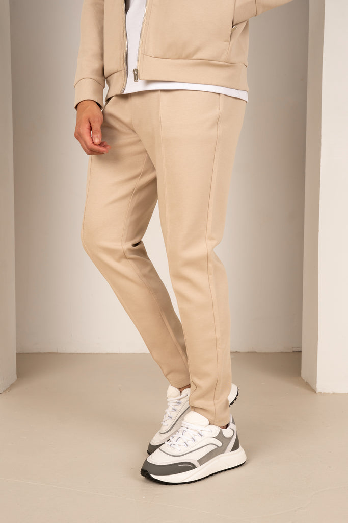 Soft Scuba Pintuck Jogger - Stone