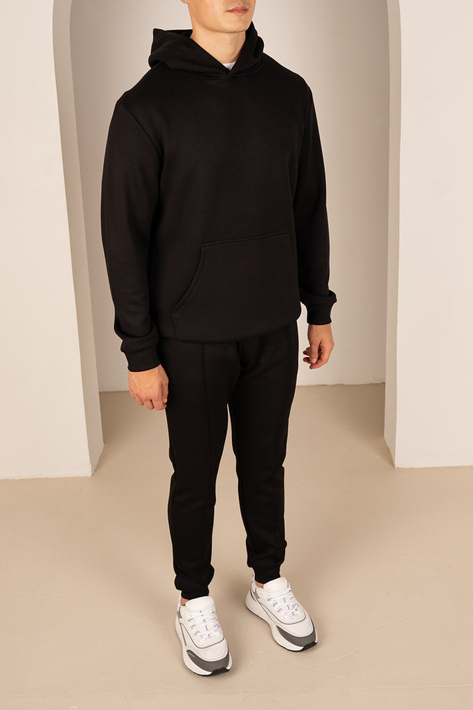 Essential Scuba Hoodie and Joggers Set - 2 Colours (Black and Navy) - 2 Pack