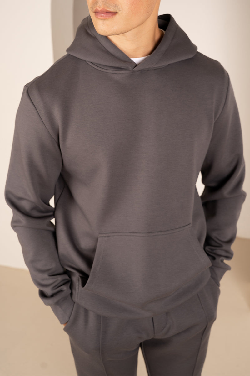 Essential Scuba Hoodie - Charcoal