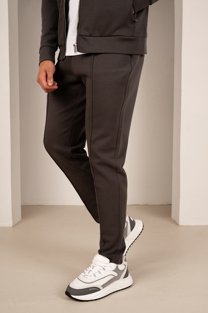 Soft Scuba Pintuck Jogger - Charcoal
