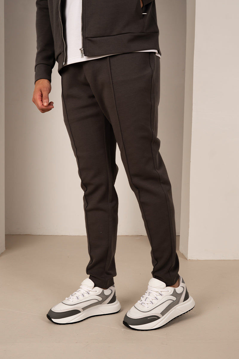 Soft Scuba Pintuck Jogger - Charcoal