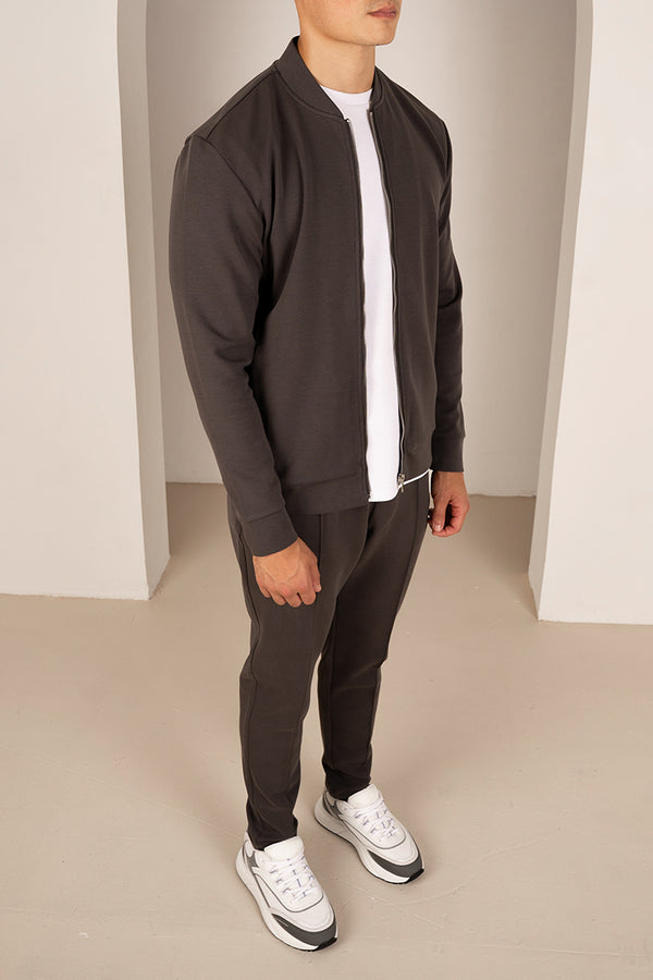 Soft Scuba Pintuck Jogger - Charcoal