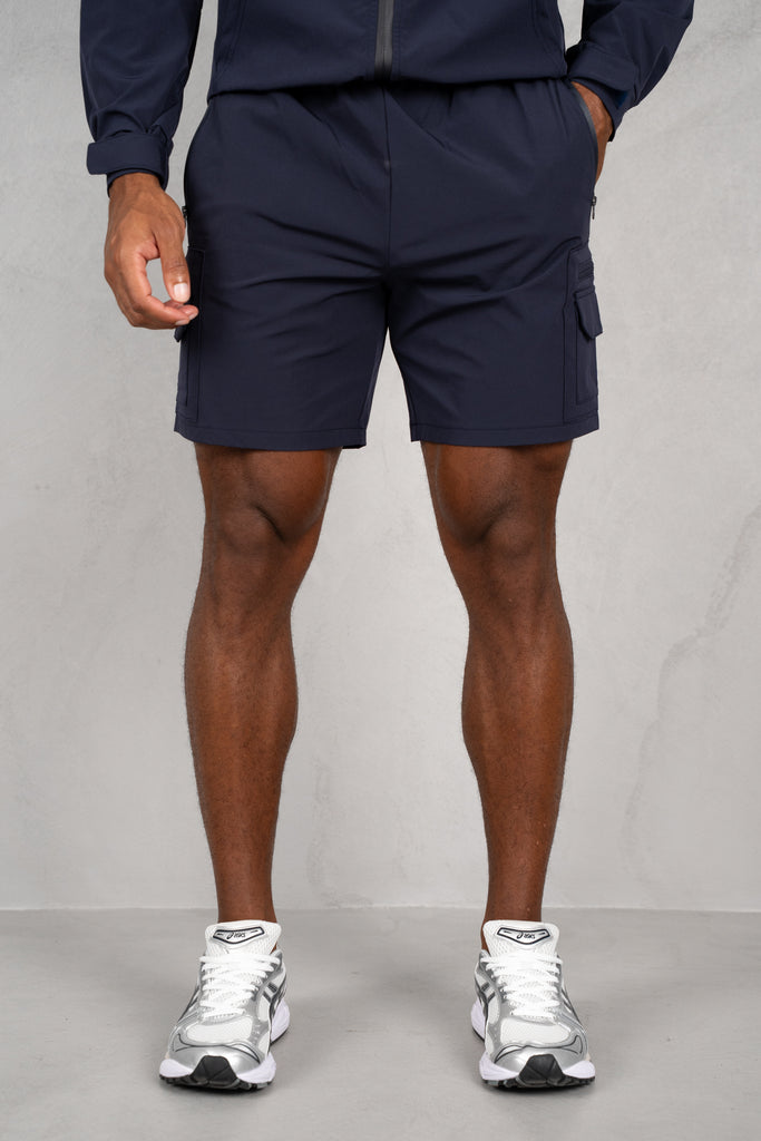 Brushed Tech Shorts - Navy
