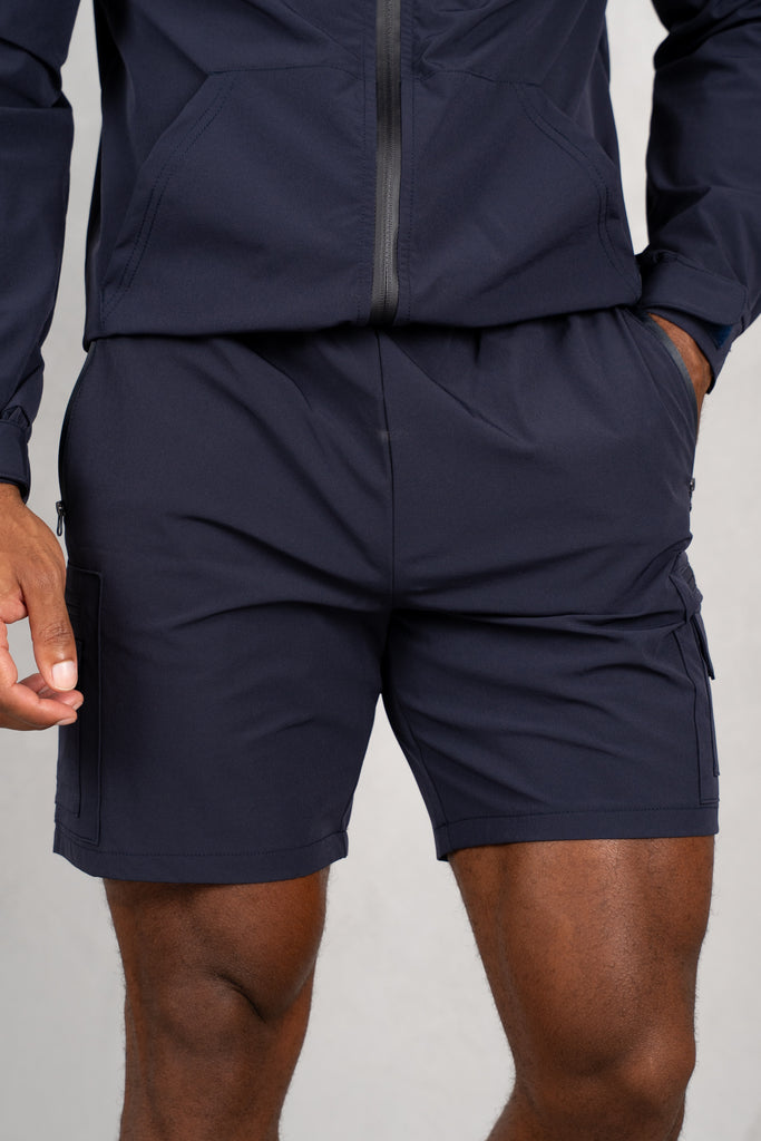 Brushed Tech Shorts - Navy