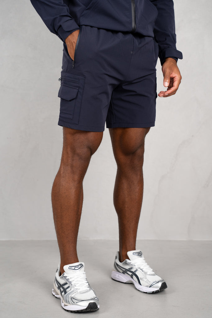 Brushed Tech Shorts - Navy