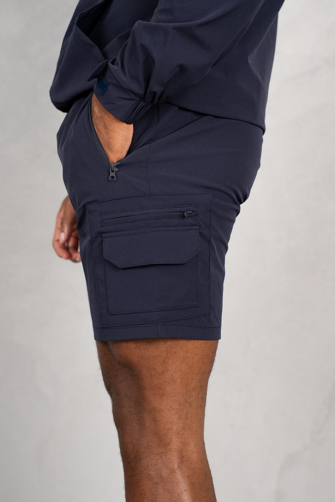 Brushed Tech Shorts - Navy