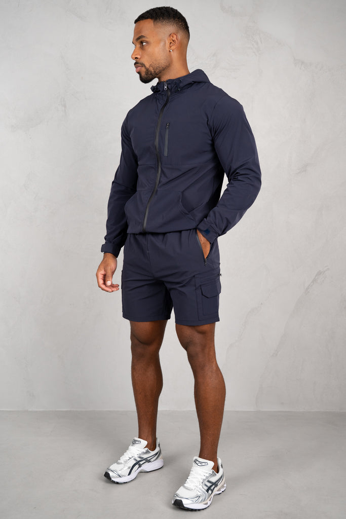 Brushed Tech Shorts - Navy