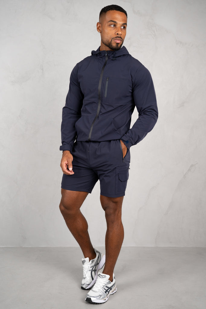 Brushed Tech Shorts - Navy