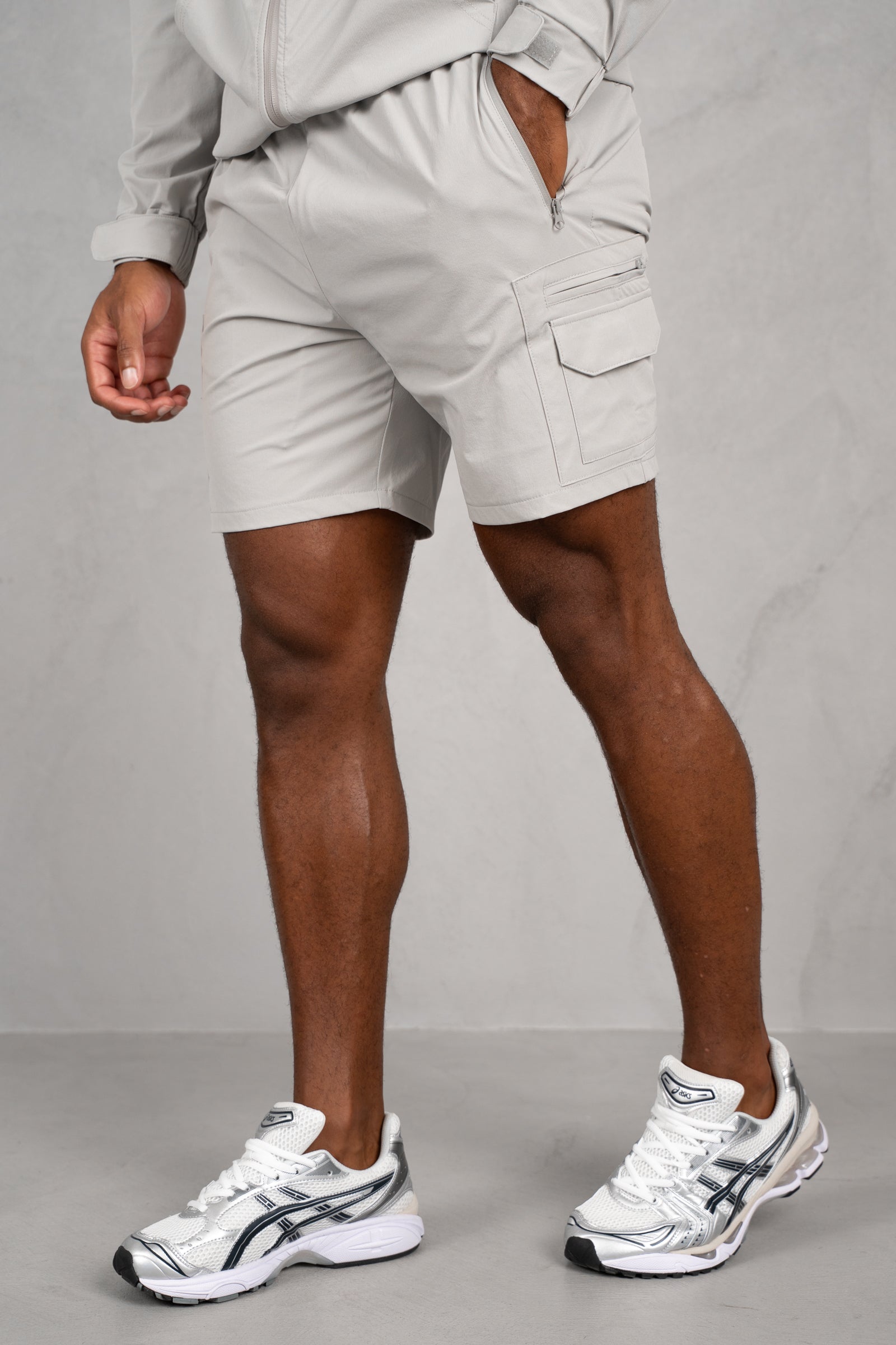 Brushed Tech Shorts - Grey