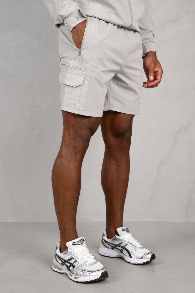 Brushed Tech Shorts - Grey