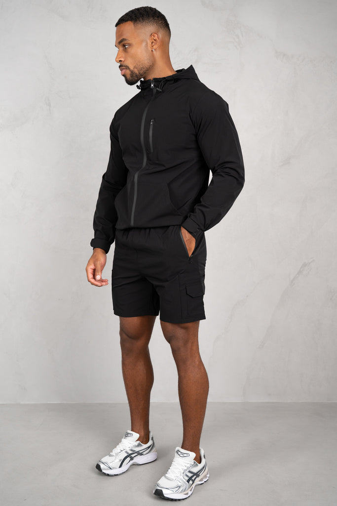 Brushed Tech Shorts - Black