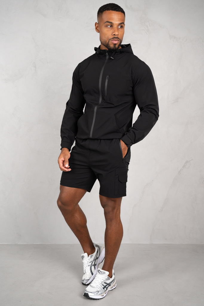 Brushed Tech Shorts - Black