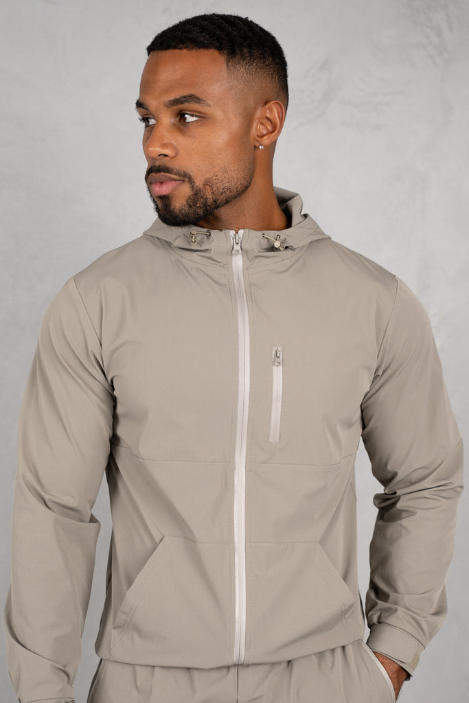 Brushed Tech Shorts - Taupe