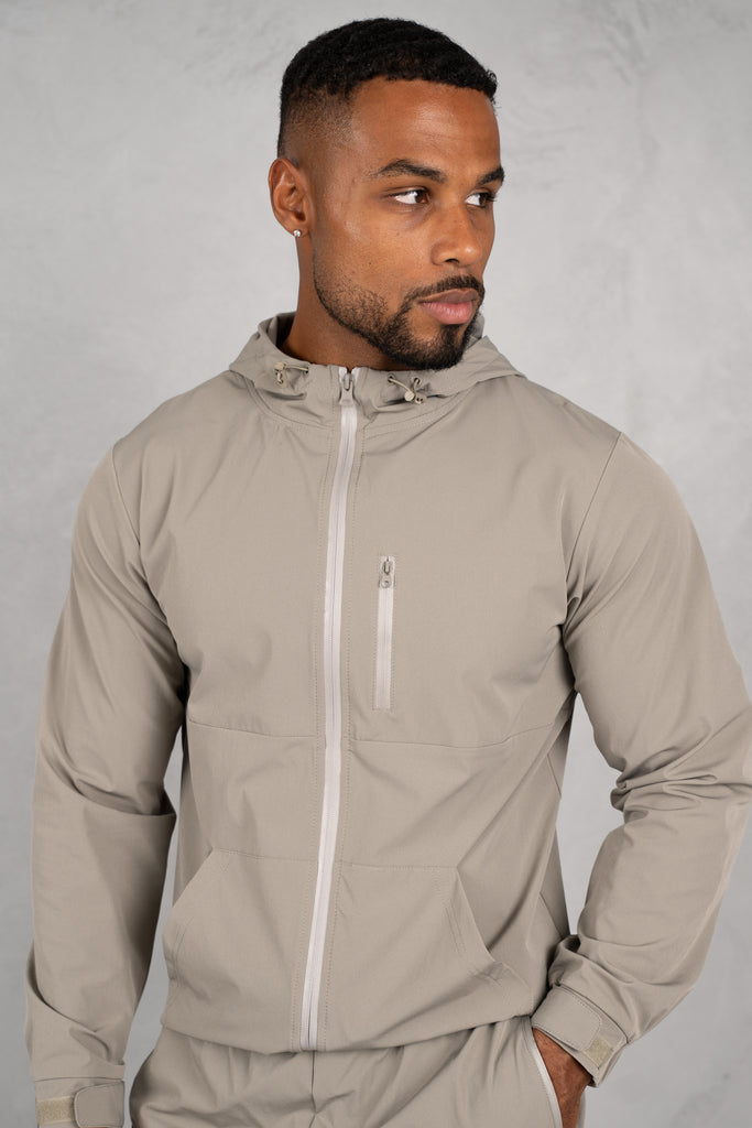 Brushed Tech Shorts - Taupe
