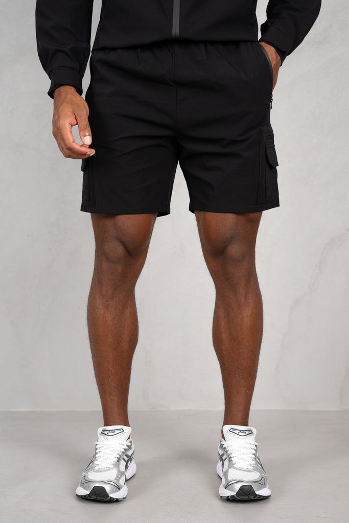 Brushed Tech Shorts - Black