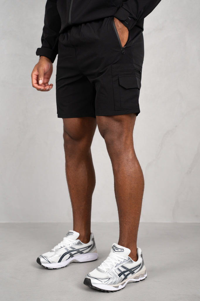 Brushed Tech Shorts - Black