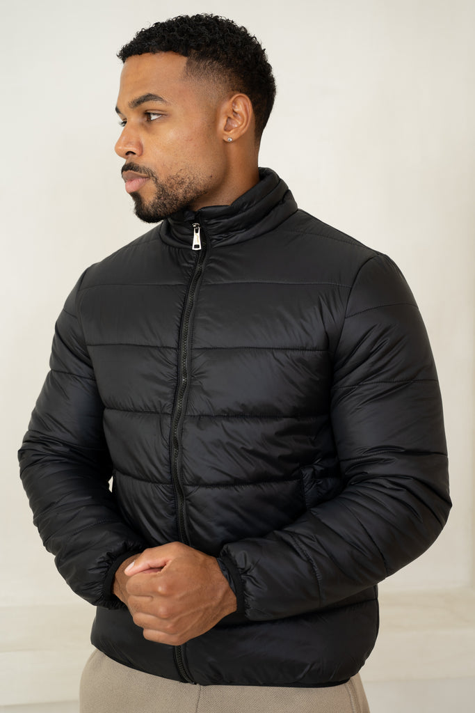 Veste en duvet matelassée - Noir