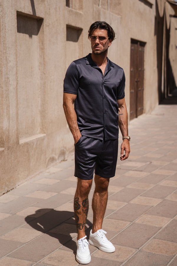 Interlock Shorts - Charcoal