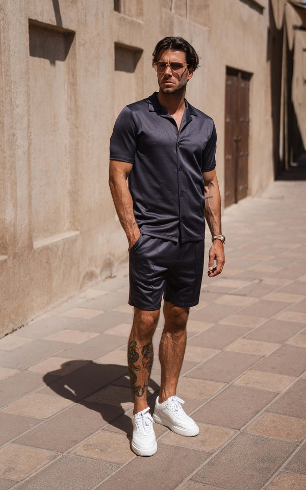 Interlock Shorts - Charcoal