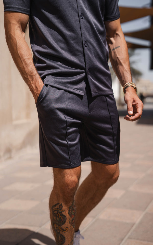 Interlock Shorts - Charcoal