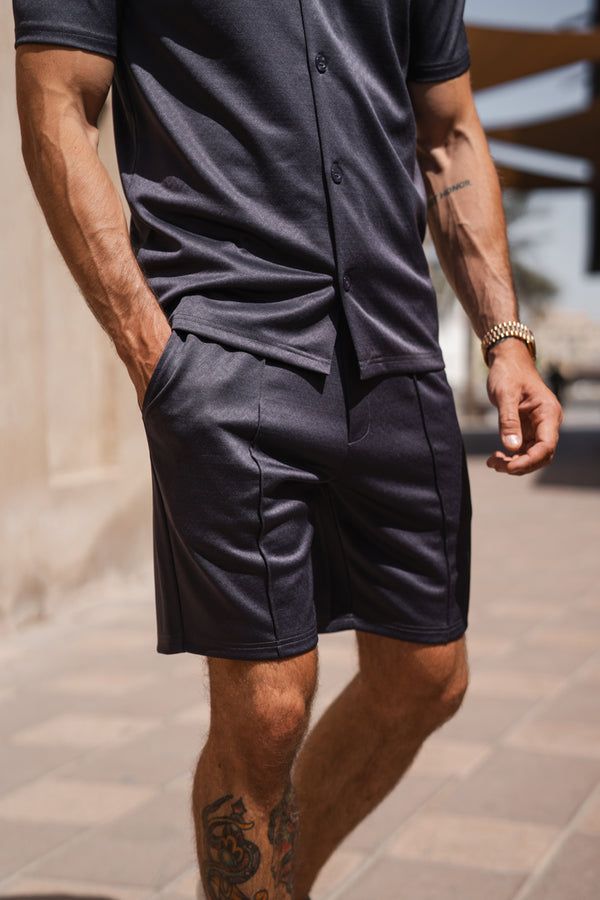 Interlock Shorts - Charcoal