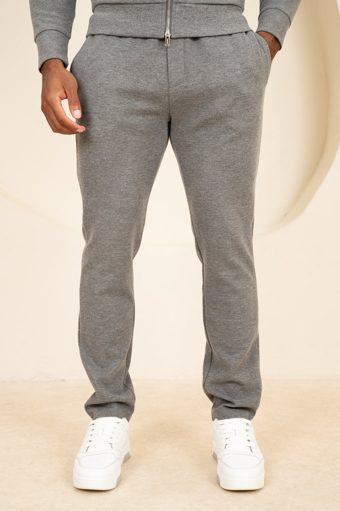 Scuba Marl Zip-Up Jogger - Grey Marl