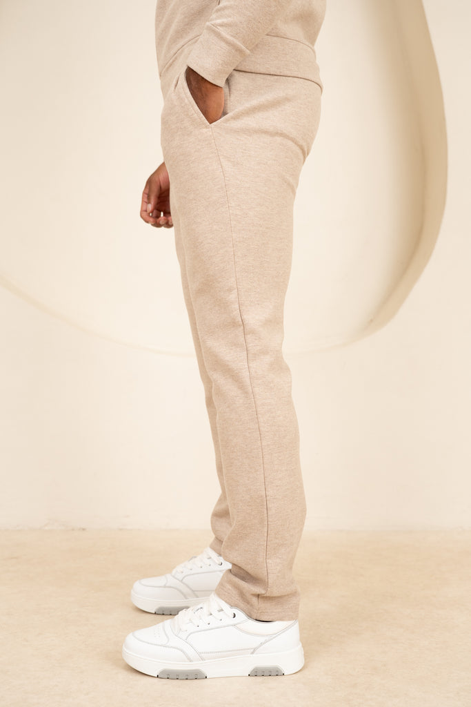 Scuba Marl Zip-Up Jogger - Stone Marl