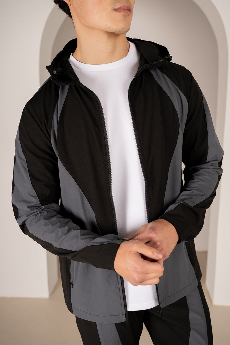 Premium Technical V2 Panelled Jacket - Black