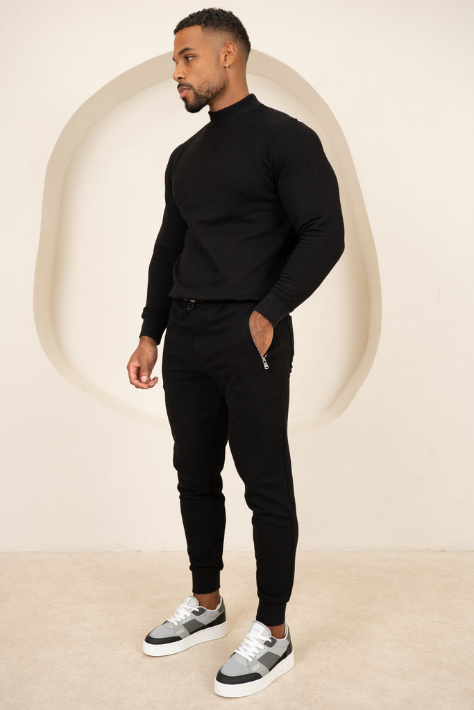 Signature Cuffed Jogger - Black