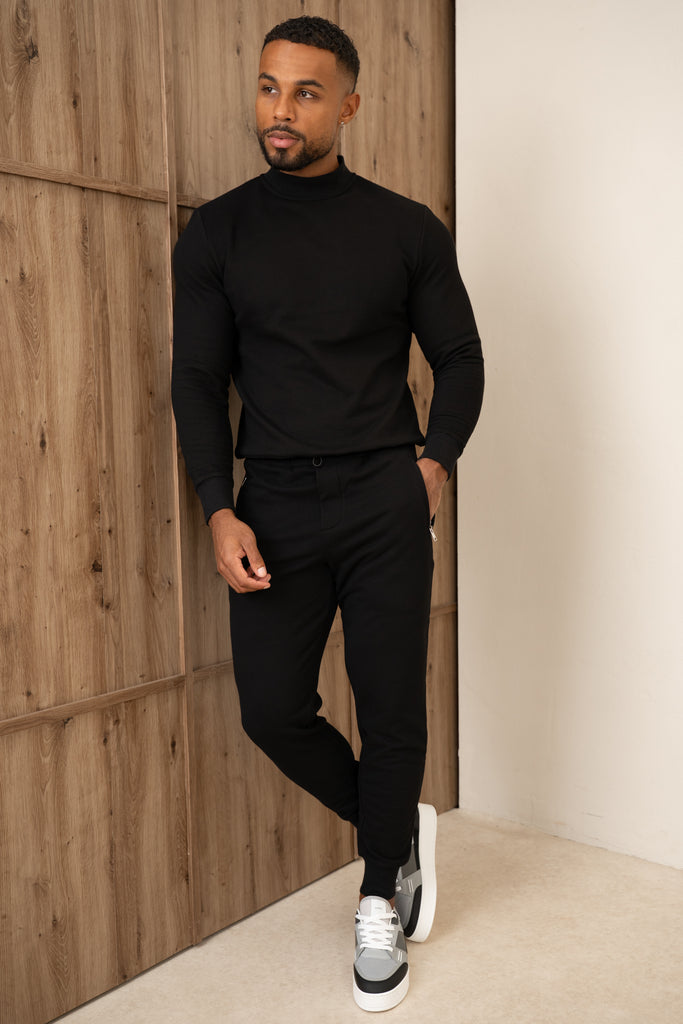 Signature Cuffed Jogger - Black