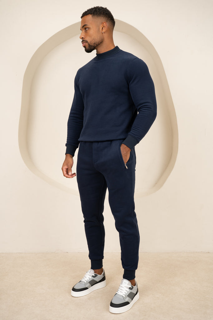 Signature Cuffed Jogger - Navy