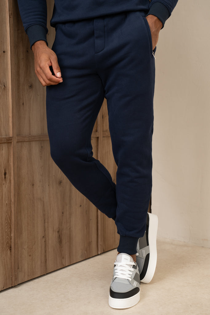 Signature Cuffed Jogger - Navy