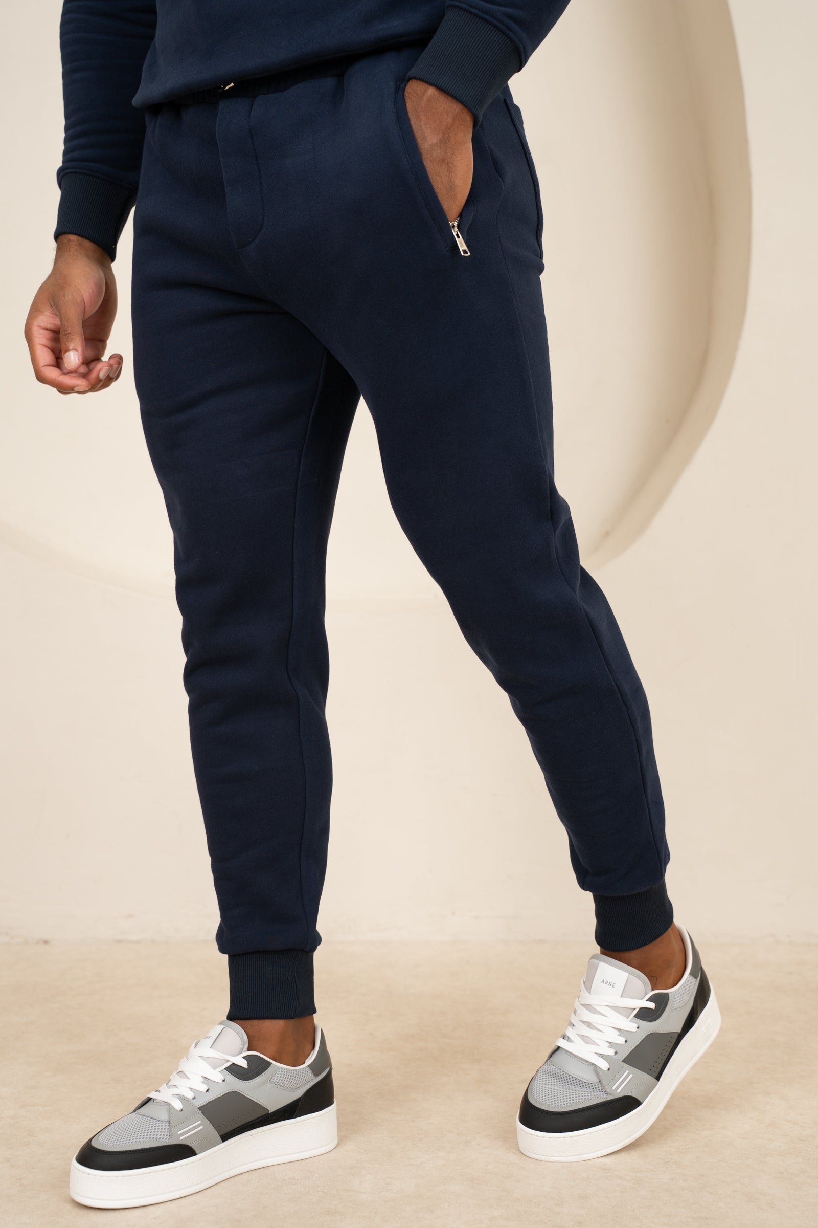 Signature Cuffed Jogger - Navy