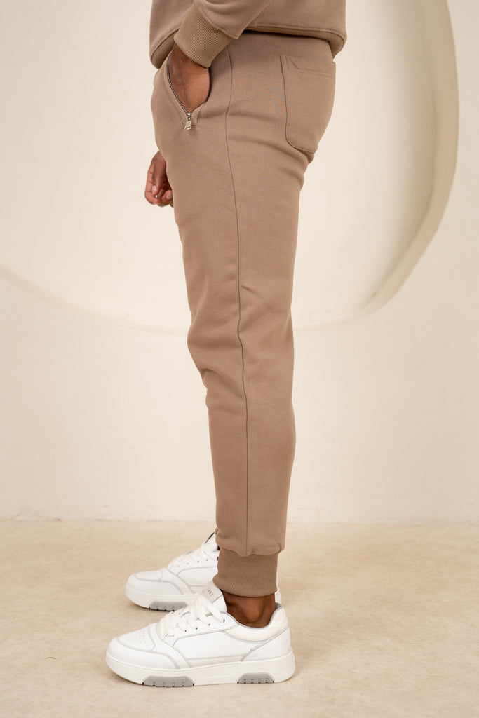 Signature Cuffed Jogger - Taupe