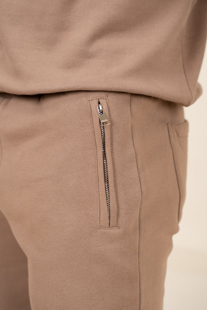 Signature Cuffed Jogger - Taupe