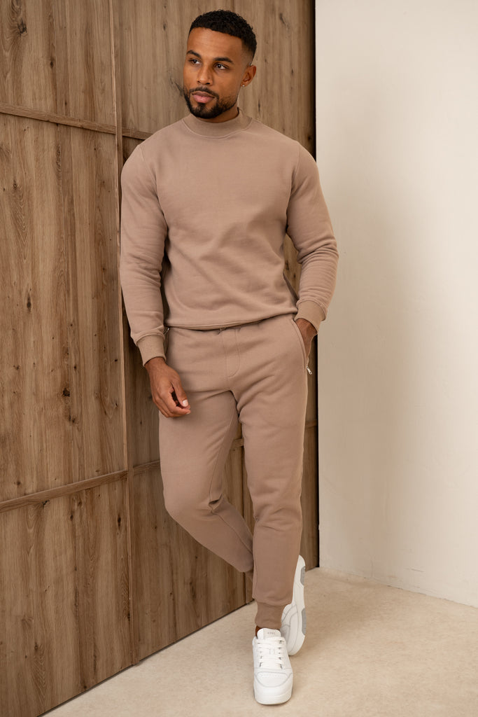 Signature Cuffed Jogger - Taupe