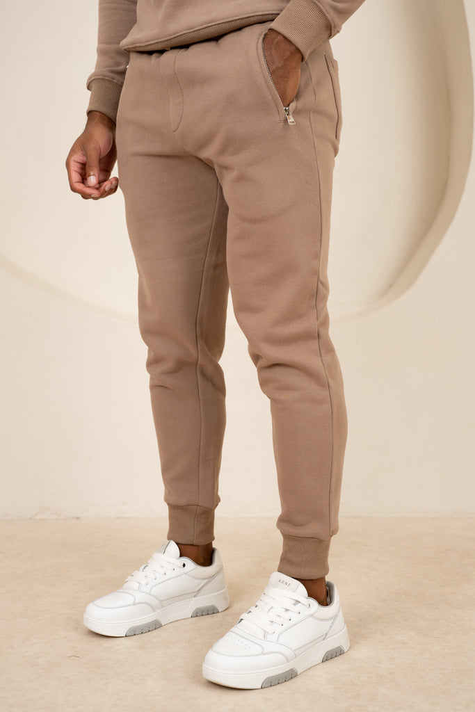 Signature Cuffed Jogger - Taupe