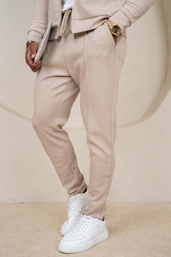 Soft Scuba Pintuck Jogger - Stone