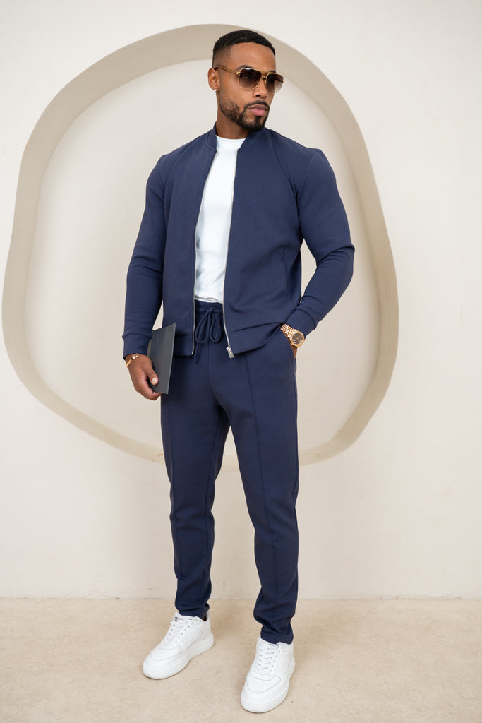 Soft Scuba Pintuck Jogger - Navy