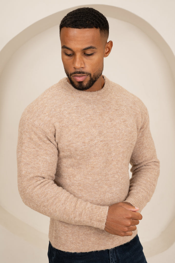 Souffle Crew Neck Sweatshirt - Oatmeal