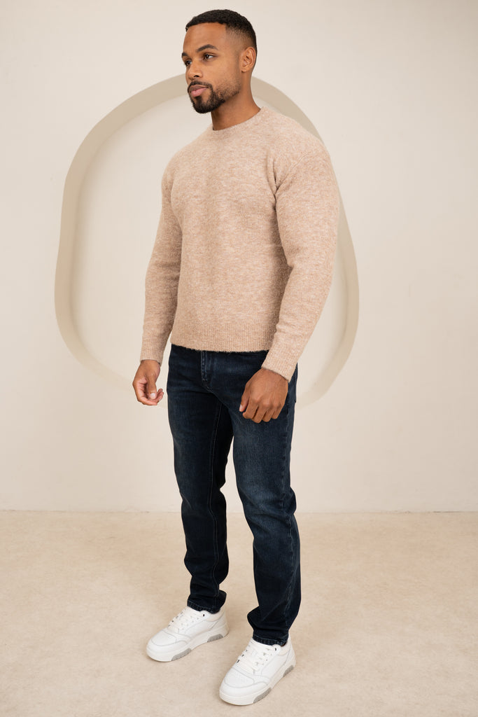 Souffle Crew Neck Sweatshirt - Oatmeal