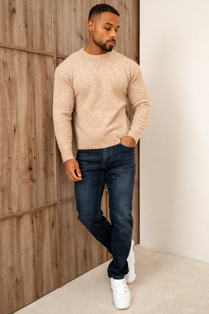 Souffle Crew Neck Sweatshirt - Oatmeal