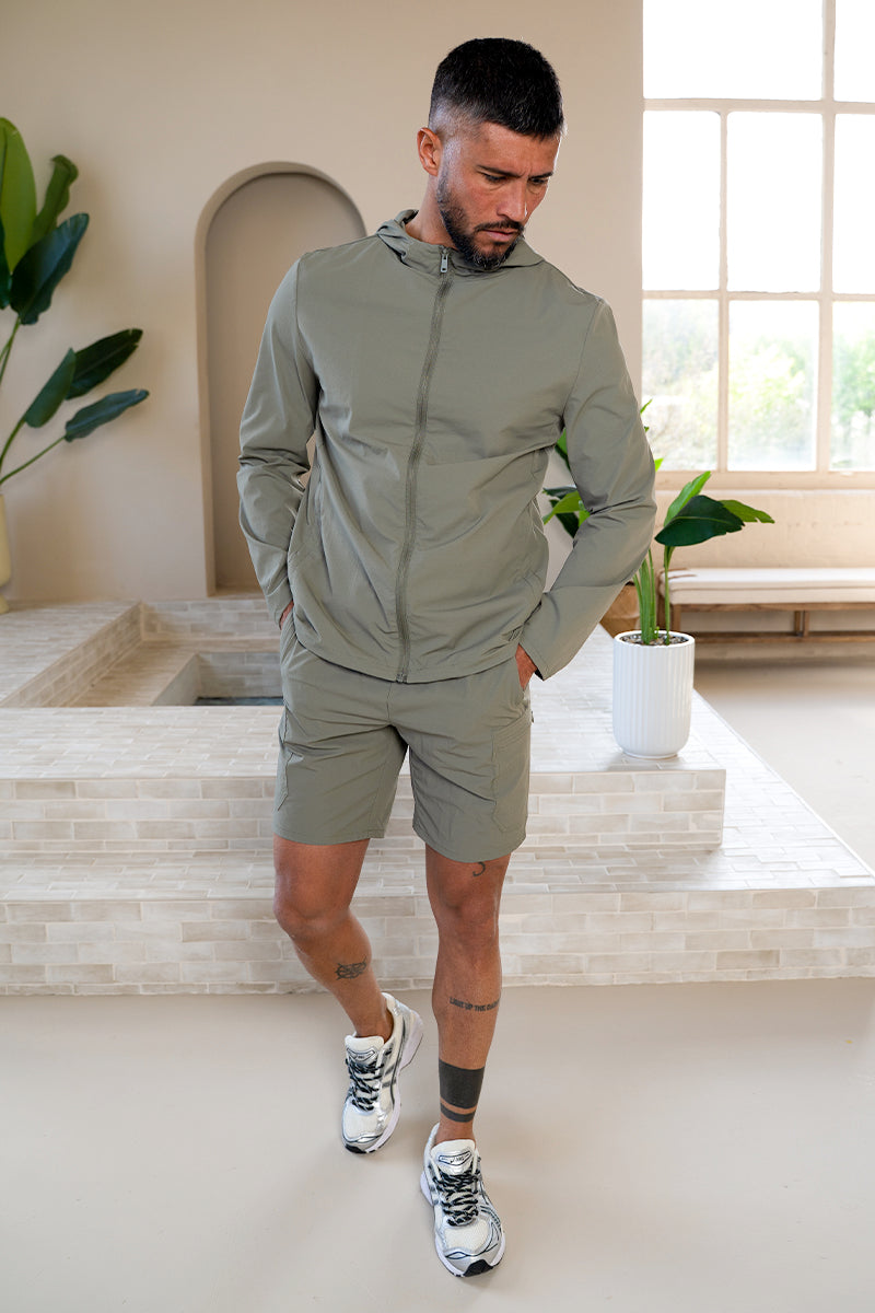 Premium Technical Shorts - Taupe