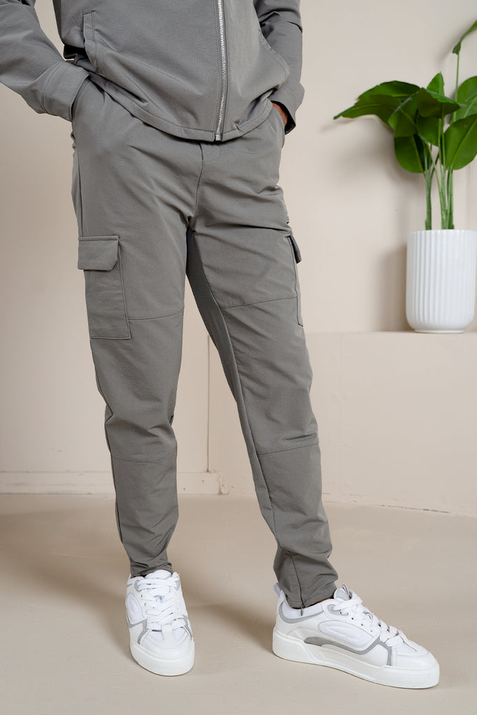 Premium Detail Cargo Pants V2 - Taupe